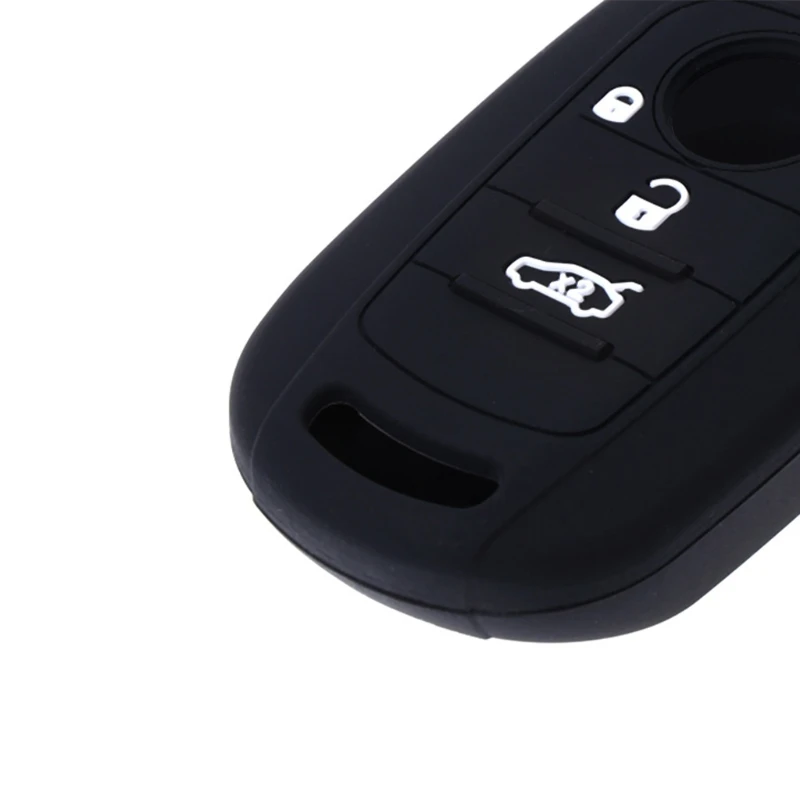 Силиконовый чехол для ключей от машины крышка Fiat 500X Торо Tipo Egea 3 кнопки Dodge