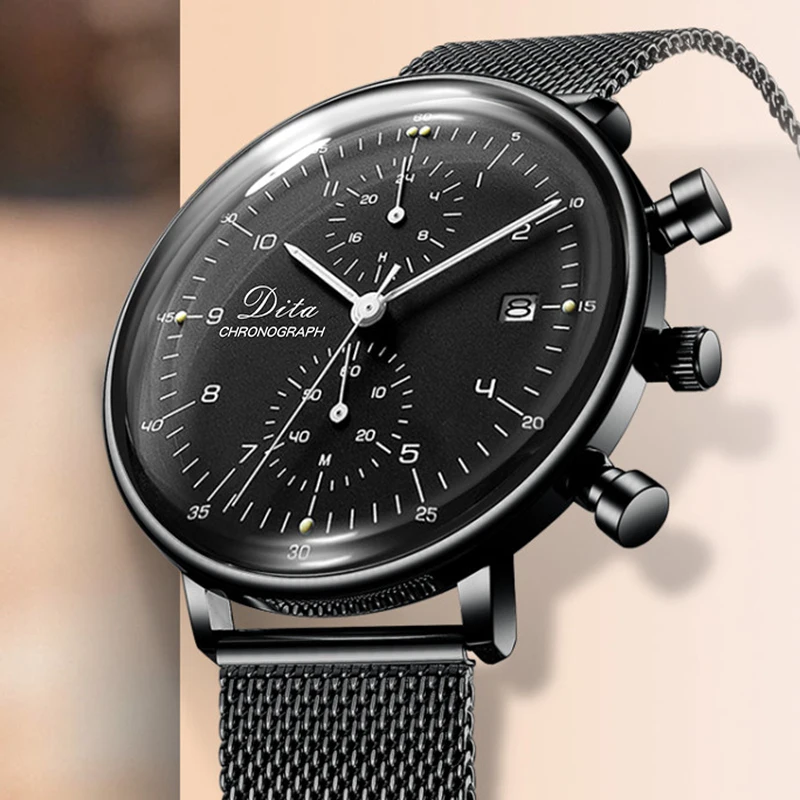 Часы наручные мужские кварцевые простые брендовые Роскошные водонепроницаемые