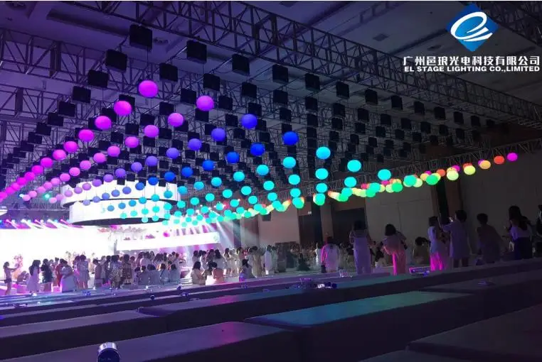 Полноцветный сценический кинетический светильник для дискотеки светодиодный