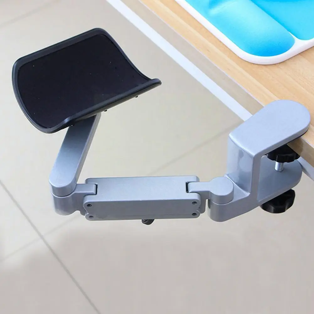 

1Pcs Lazy Aluminum Alloy Adjustable Desk Armrest for Table Arm Rest Support Home Office Computer Sliding Wrist Rest Pad Sta W6M3