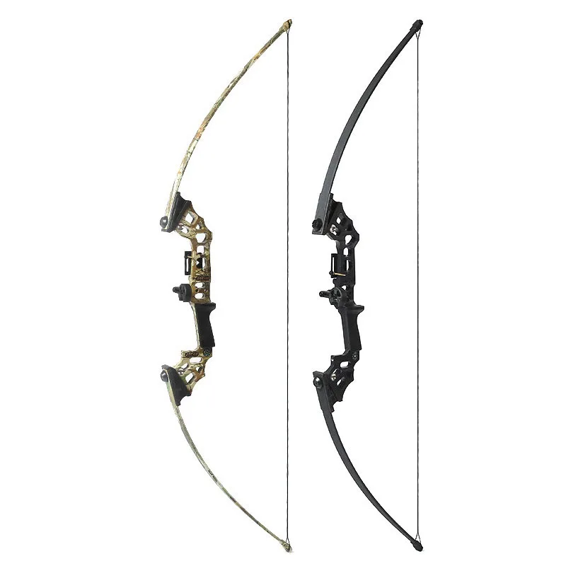 

for Outdoor Practice Target Shooting Fishing Sport Games 40lbs Archery Bow black/Camo bow Hunting Straight Longbow