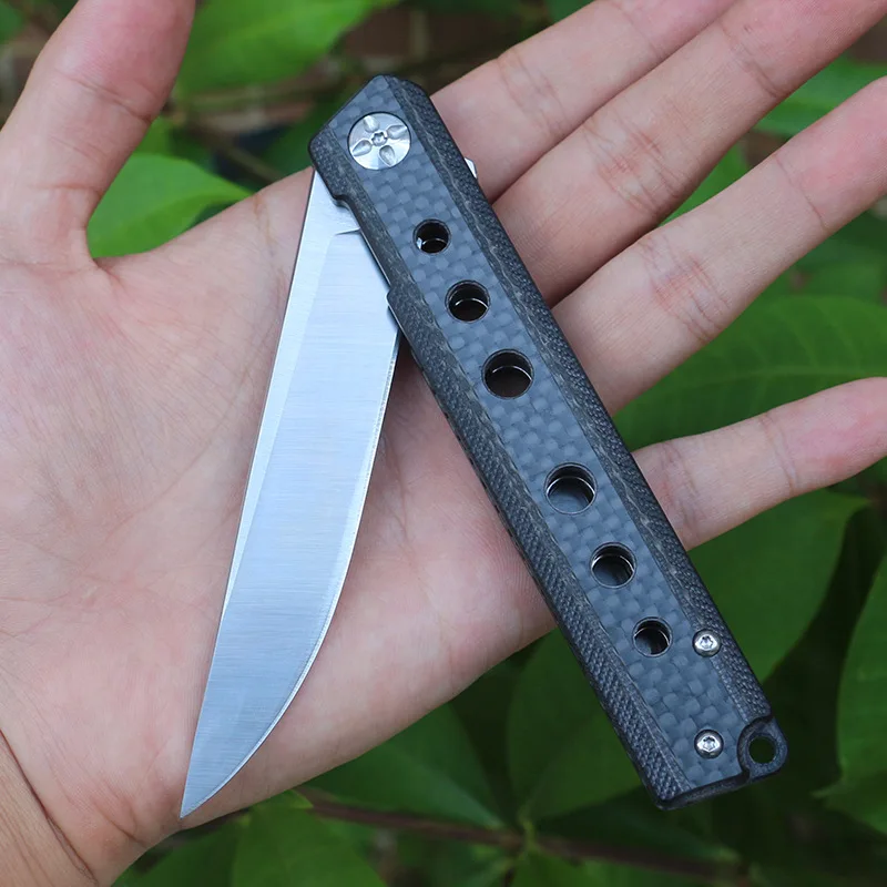 Murah D2 Pisau Baja Pisau Lipat Steel Multifungsi Outdoor Pisau Lipat Portabel Lipat Pisau Camping Survival Pisau Saku