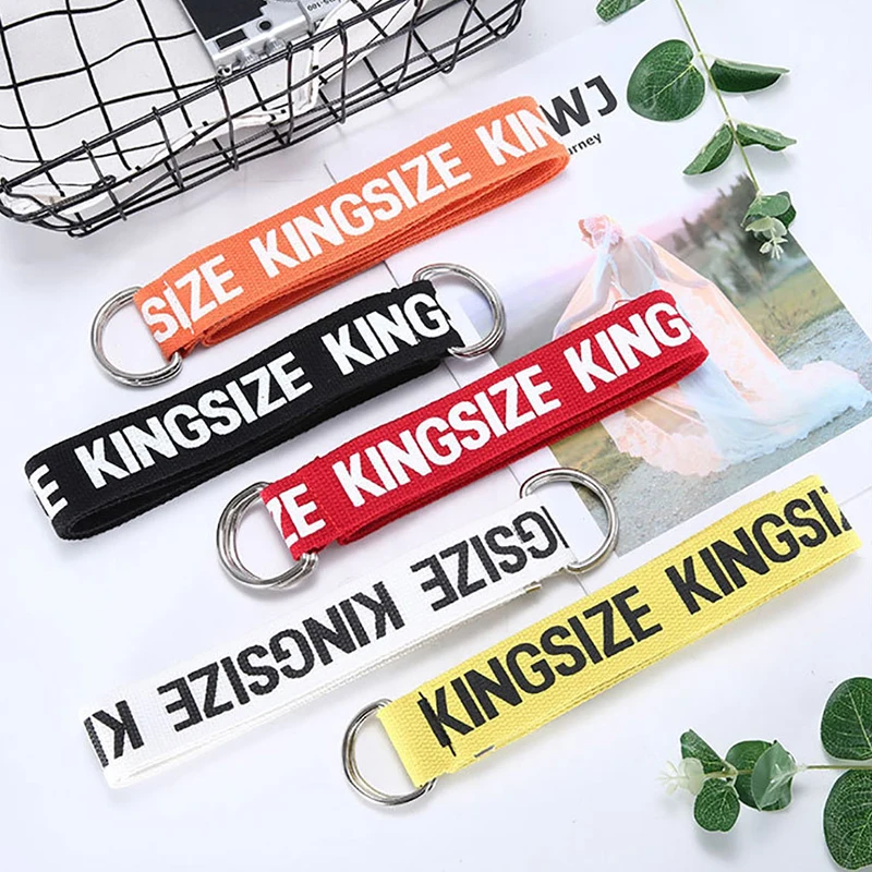 Женский ремень Харадзюку С буквенным принтом унисекс студенческий двойной D