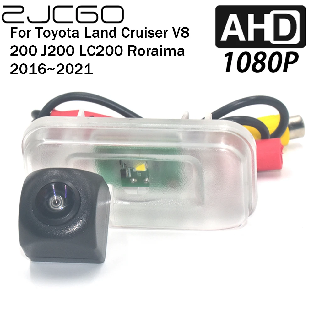 

ZJCGO Car Rear View Reverse Backup Parking AHD 1080P Camera for Toyota Land Cruiser V8 200 J200 LC200 Roraima 2016~2021