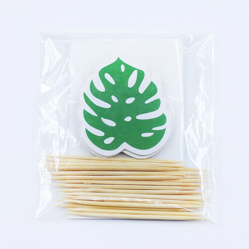 Leaf 24 шт./компл. Единорог вечерние кекс фигурки жениха и невесты; для счастливых День рождения Baby Shower Детская вечеринка Декор детские товары для украшения торта - Цвет: Leaf