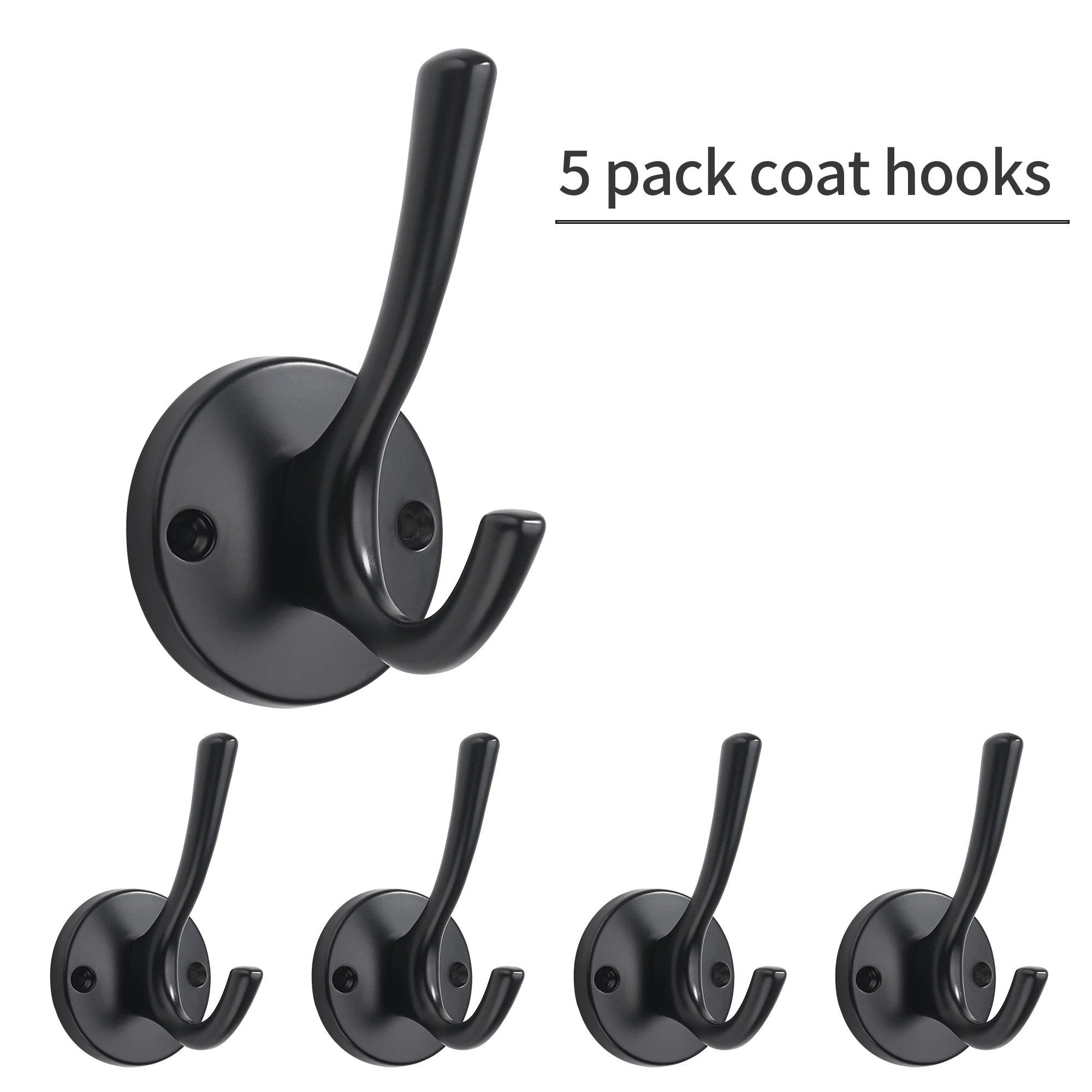 

SARIHOSY Storage Home Hooks Coat Hook for Kitchen Entryway Black 943