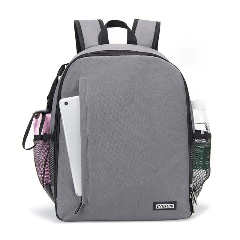 caden camera backpack outdoor waterproof drop proof large capacity compatible with 14 6 inch laptop for photographers bag free global shipping