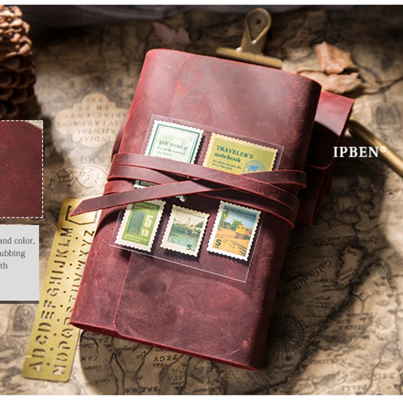 Traveler's Notebook Travel Journal Diary Handmade Multifunctional Vintage Leather Journal Diary school notebook A6 A7 A5