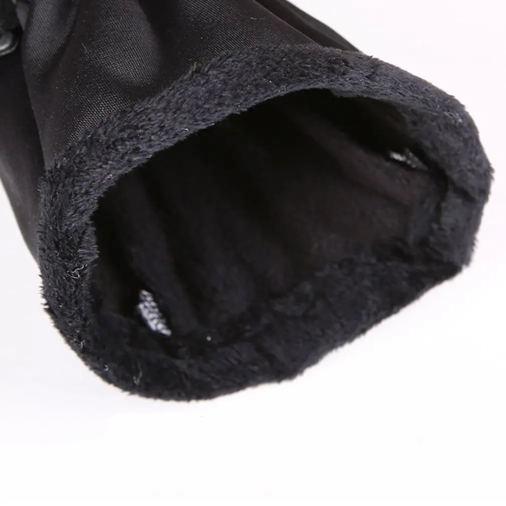 

Men Women Sports Fitness Non-slip Cycling Gloves Winter Plus Plush Thick Warm Touch Screen Motorcycle Zipper Ski Glove C57