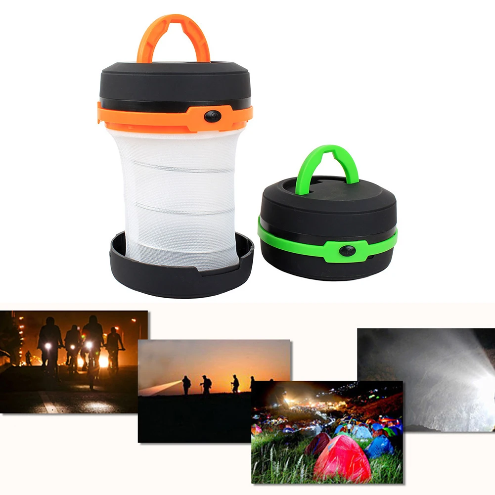 Fortable Outdoor Flashlight Retractable LED Camping Light Lantern Torch Tent Lamp with Foldable Hook For Emergency | Спорт и
