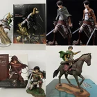 Фигурка Levi из аниме атака на Титанов, Artfx J, Эрен, джейгер, Микаса, Аккерман, обновление, модель поврежденной битвы, игрушки, кукла, рождественский подарок