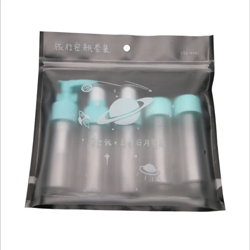 7 шт. небольшие прозрачные пластиковые дорожные мини многоразовые наборы для