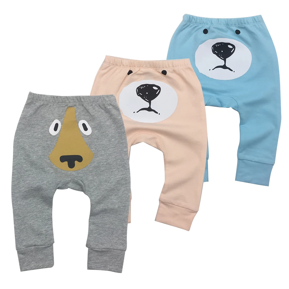 

3 Pieces/lot Retail 0-2years PP pants trousers Baby Infant cartoonfor boys girls Clothing