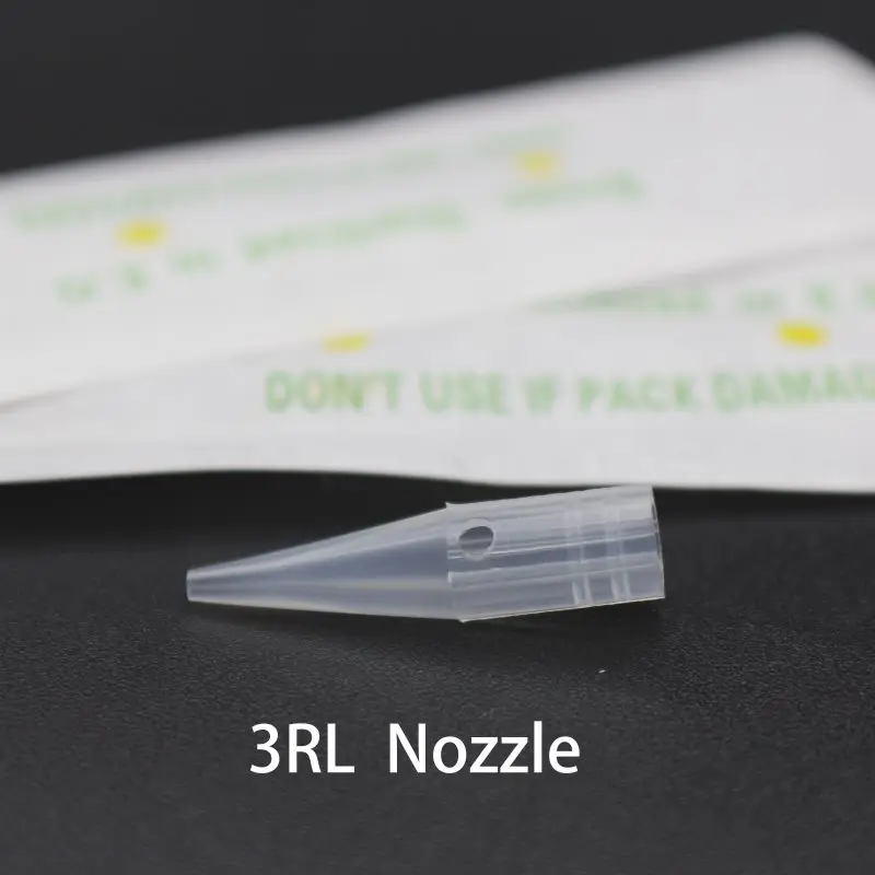 50 шт. стерильные 3RL Иглы для перманентного макияжа бровей губ тату иглы колпачки