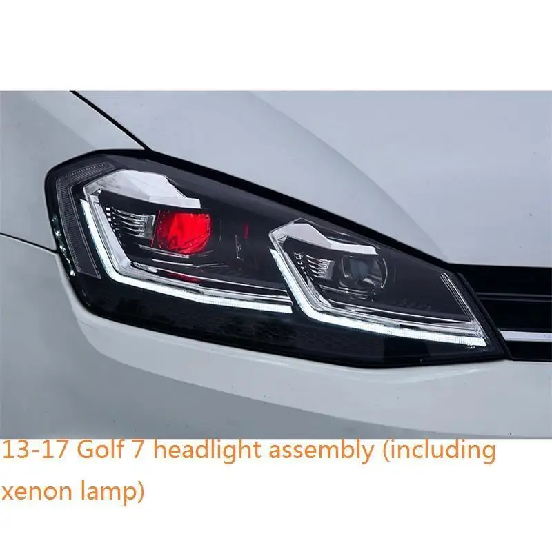 Drl Automovil Запчасти для укладки Neblineros Led Para Автомобильные фары Задние Автомобильные фары в сборе 14 15 16 17 для Volkswagen Golf 7 - Цвет: MODEL P