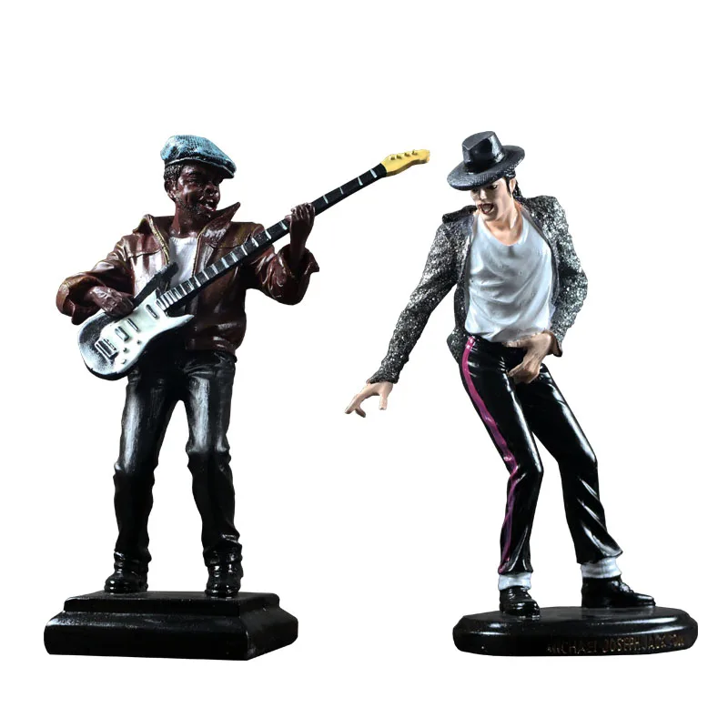 

American Music Figures Resin Sculpture Accessories Home Livingroom Bookcase Ornaments Decoration Hotel Club Bar Figurines Crafts