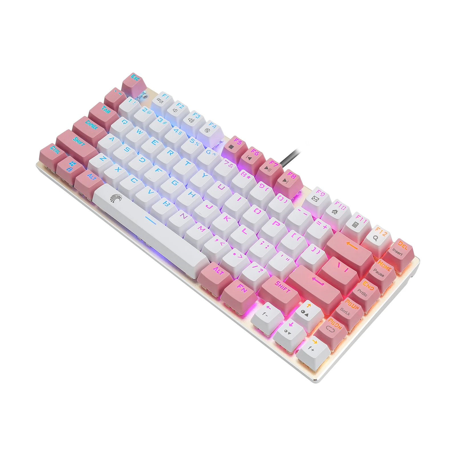 Механическая клавиатура HUO JI E-YOOSO RGB с подсветкой игровая антипризрачной и