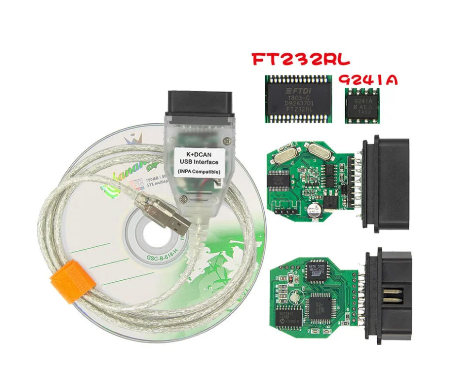 

For BMW INPA K+CAN With FT232RL Chip for BMW INPA K DCAN USB Interface Cable Diagnostic Tool for BMW K CAN Inpa