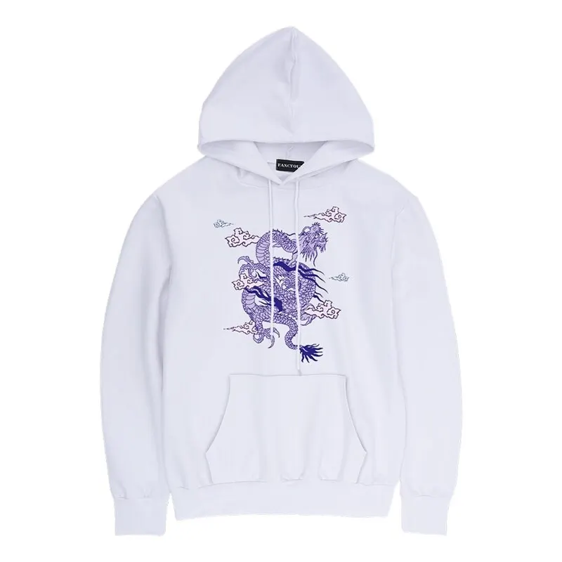 

Women O Neck Sweatshirt 2020 Autumn And Winter Kawaii Harajuku Dragon Korean Vintage Dropshipping Tee Print Punk Hoodies