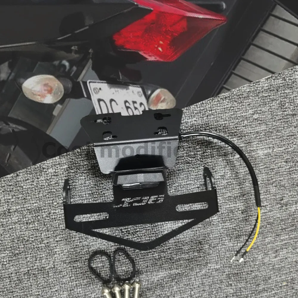Держатель номерного знака со светодиодной подсветкой для YAMAHA XJ6/отверстие/F XJ6N XJ6F