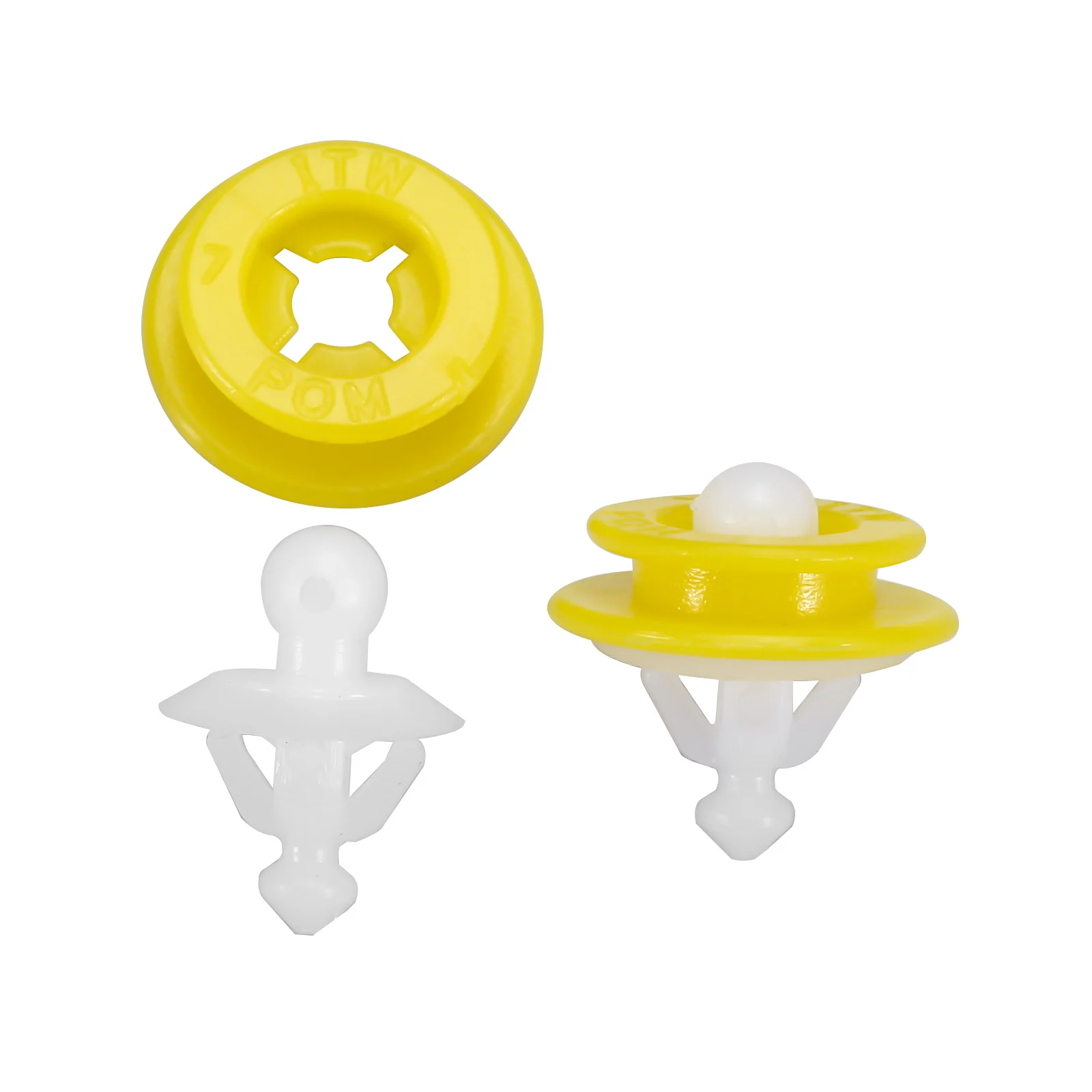 

10Pcs Retainer Clips 30698669 For Volvo v60/xc60/sc90/V40/C30 White + Yellow Car interior accessories