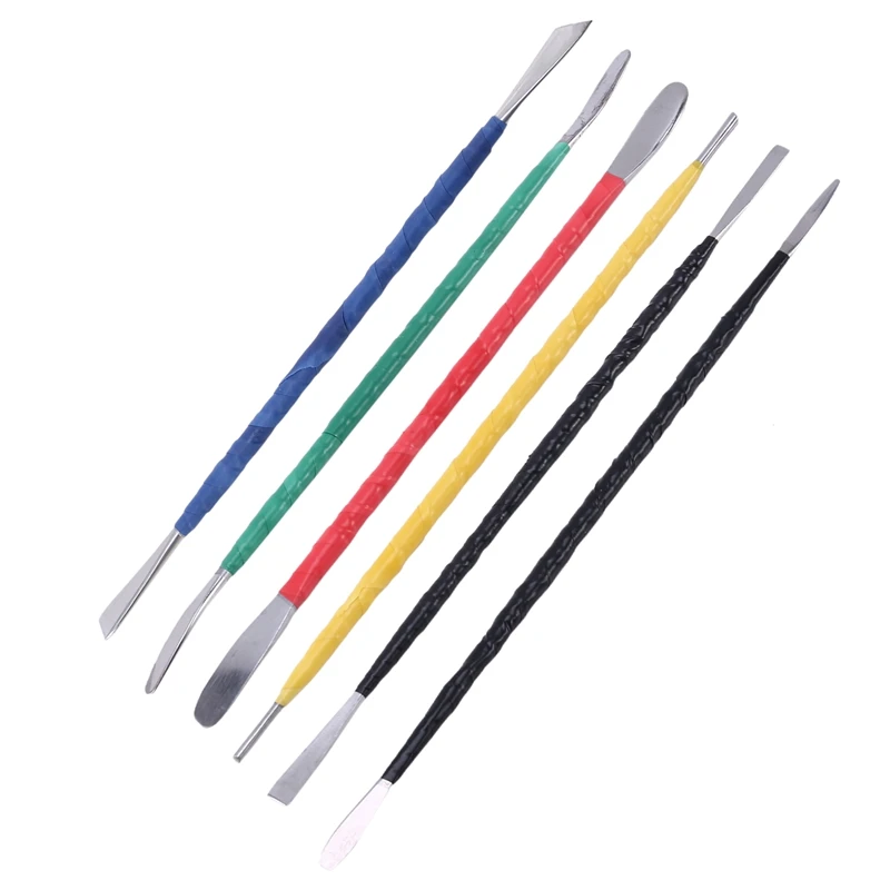 

6Pcs Cay Tools Pottery Sculpture Handmade Art DIY Clay Tool Double Heads Handicraft Tools Polymer Clay