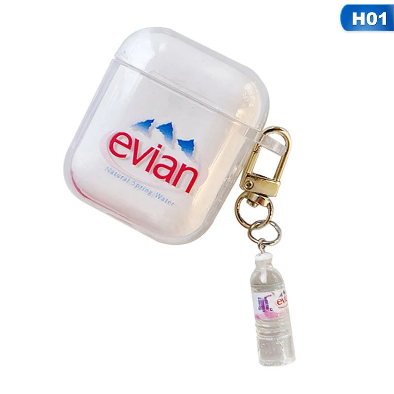 

Fashion Transparent Hard Case For Apple Airpods Case Headphone Accessories Protective Cover For Airpods Charging Box Case