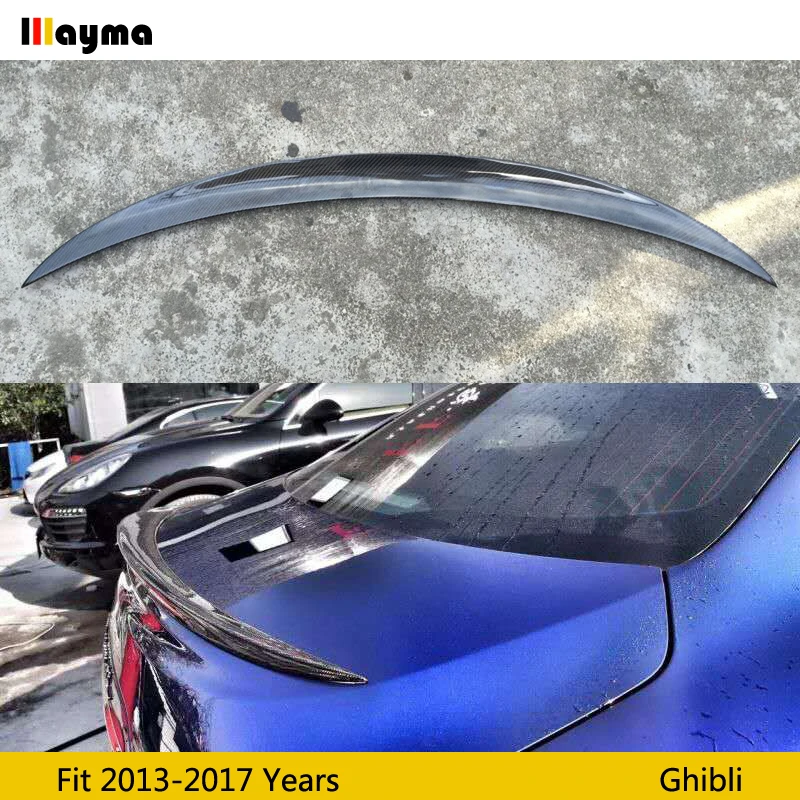 Спойлер заднего багажника из углеродного волокна для Maserati ghiсот 3 0 T S Q4 2013 2014 2015 2016