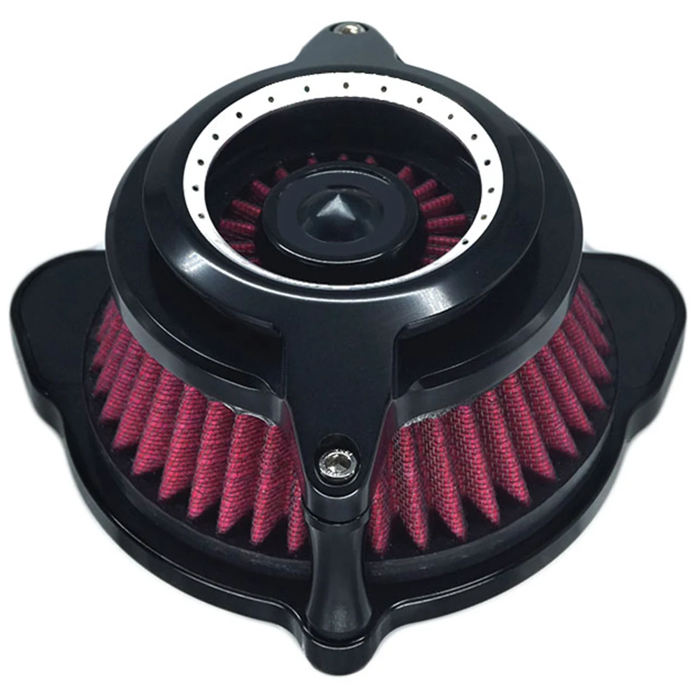 Воздухоочиститель мощный тупой воздухозаборник мотоциклетный фильтр с ЧПУ для