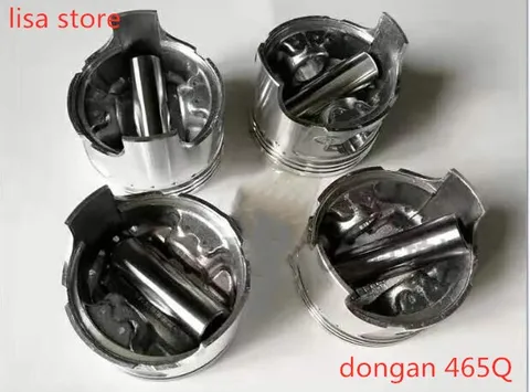 Один комплект поршня двигателя для двигателя Dongan 462 465 4G13/DA471Q 4G18/DA476Q 4G15 4G63 4G64N