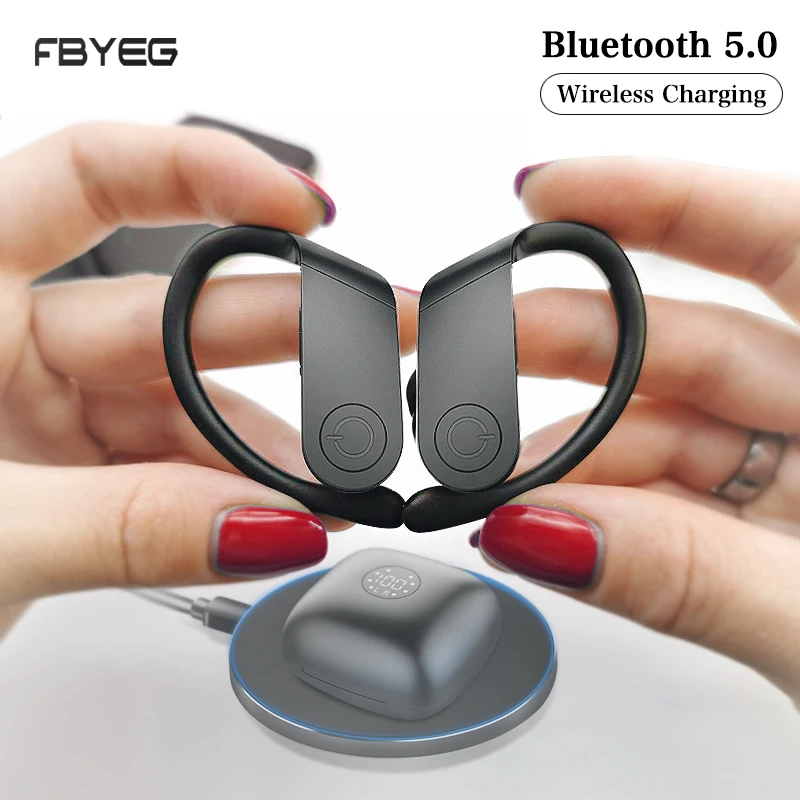 Беспроводные bluetooth наушники FBYEG tws игровая гарнитура спортивные