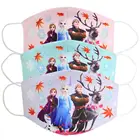 Детское лицо из мультфильма Холодное сердце Disney, хлопковая защитная маска-Человек-паук из мультфильма Холодное сердце 2, Эльза, Анна, Олаф, игрушки для мальчиков и девочек