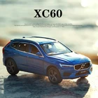 Новинка 2020 года, внедорожник XC60 из сплава 1:32, модель литая игрушечная машинка, автомобиль со звуком и подсветкой, автомобиль с откидывающейся спинкой, игрушки для детей
