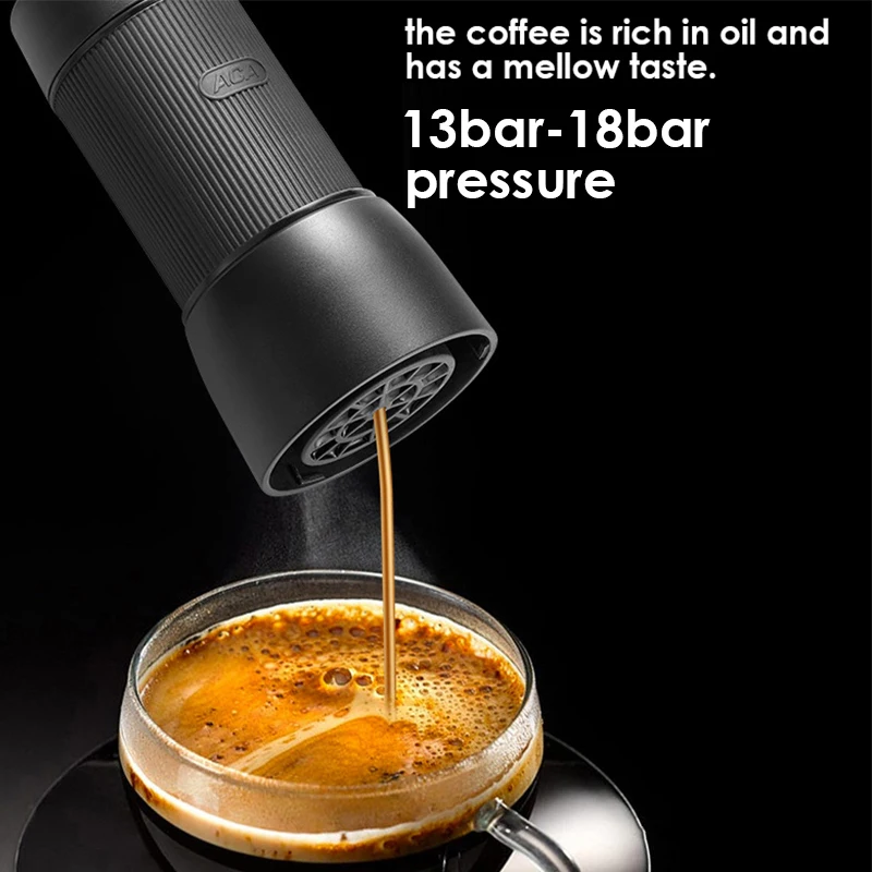 Капсульная Кофеварка 60 мл емкость ручной портативный мини Эспрессо кофемашина 13