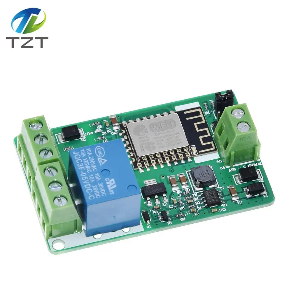 ESP8266 ESP 12F Wi Fi Беспроводной модуль реле 1 канал щит защита от перегрузок по току и