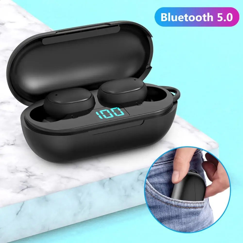 

H6 Bluetooth 5.0 TWS Digital Display In-Ear Wireless Sports Earphones Earbuds