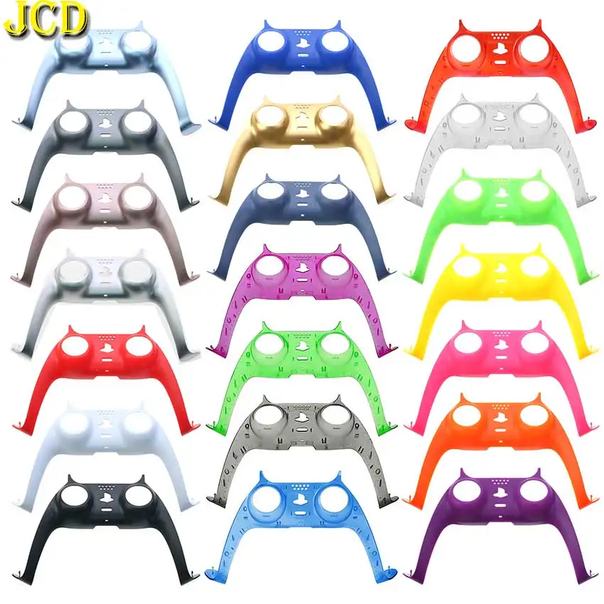 

JCD Gamepad Cover for PS5 Front Middle Controller Replacement Shell Decorative Strip for PS5 Joypad Games