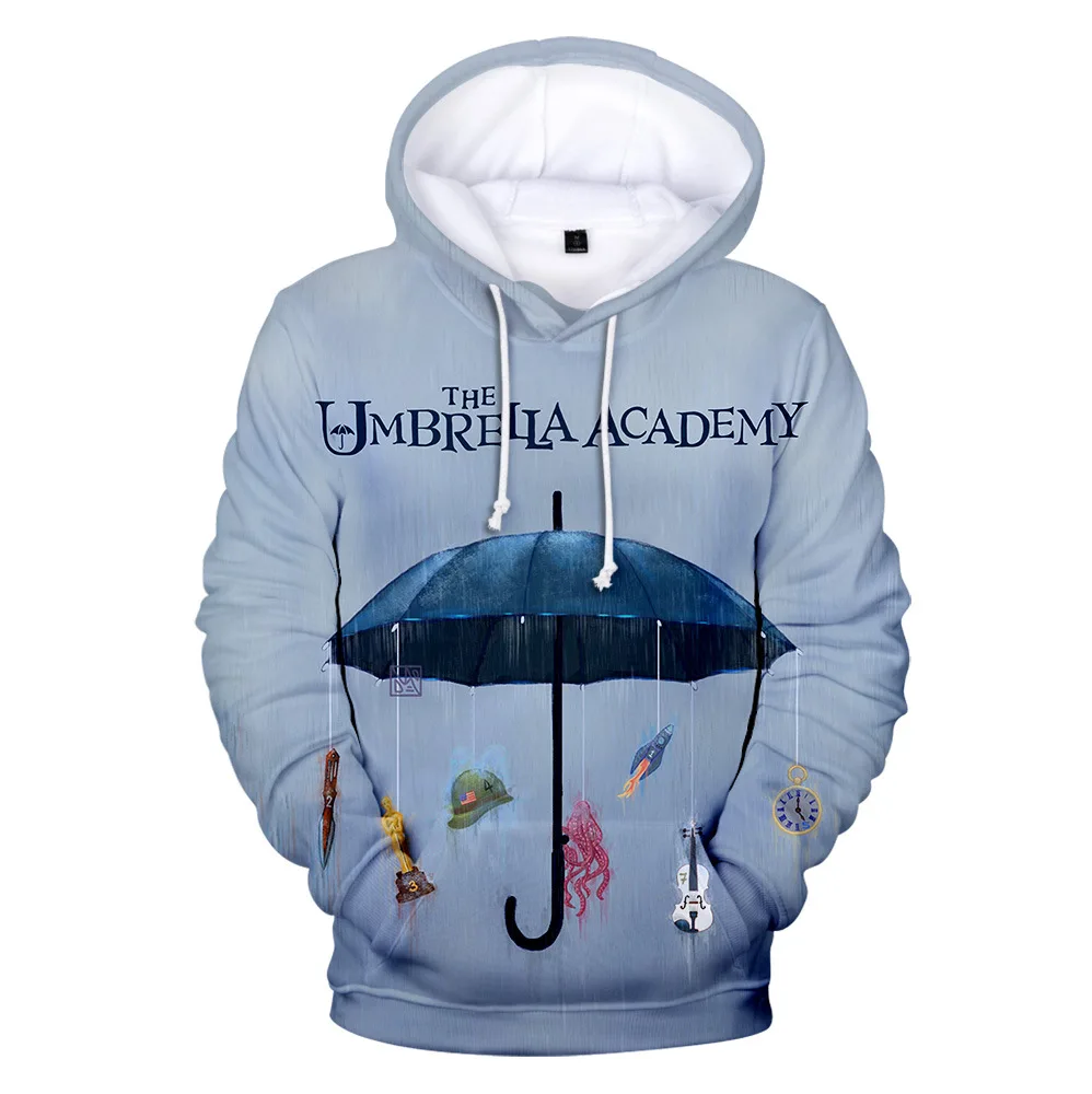 

2021 spring new 3D Fashion Design Men Women The Umbrella Academy 3D Print Hoodie Harajuku Sweatshirt Cool Fashion Casual Hoody