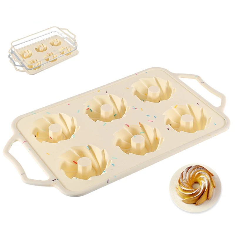 

DIY Round Silicone Cake Mold Oven Baking Pan Non-Stick Donut Ball Maker Bread Muffin Silicone Mold Cake Decorating Tools