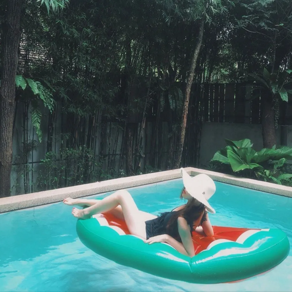 

Inflatable Watermelon Pool Raft Summer Swimming Lounge Float Pool Party Toys for Adults and Kids