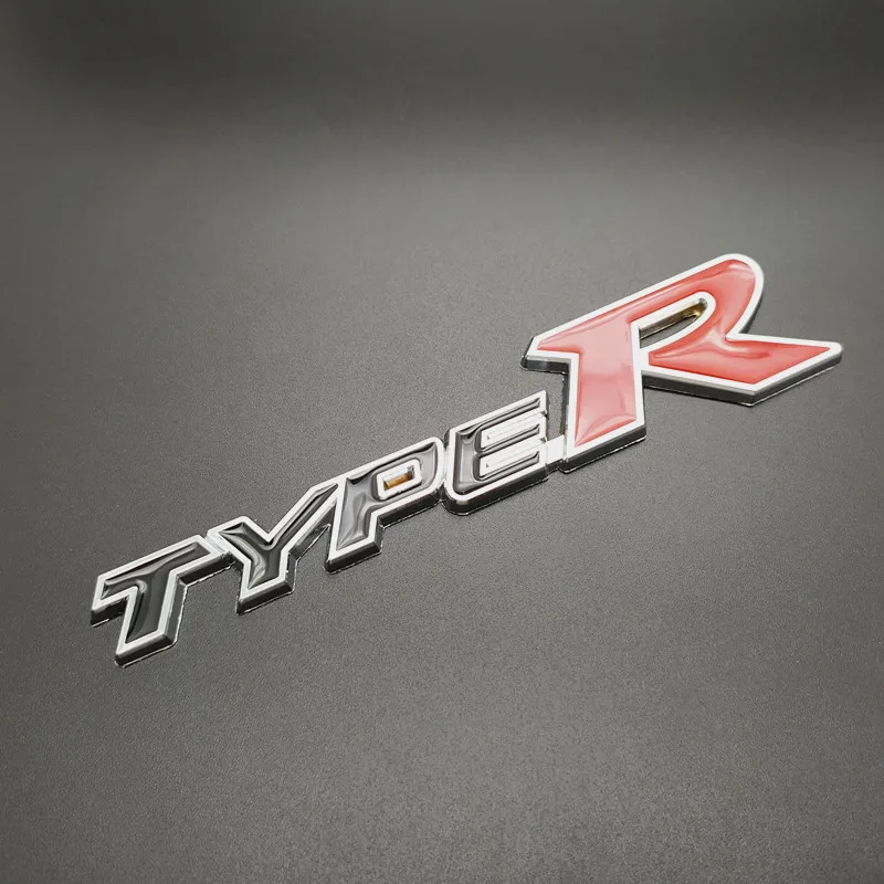 3D Металлическая Автомобильная наклейка с эмблемой для Honda CIVIC Type R логотип FD2 FD FA 5