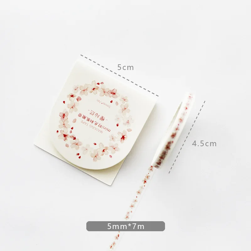 Тонкий набор декоративного скотча Васи 5 мм узкие декоративная лента пакет