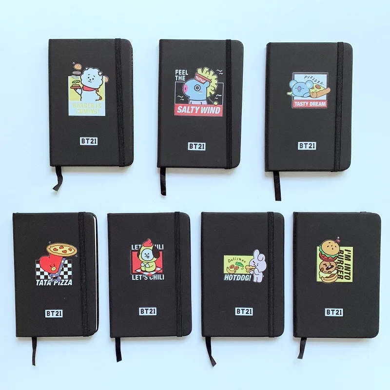 

HQBTSCBulletproof Youth Group Cartoon notebook, diary, student supplies, the same style around