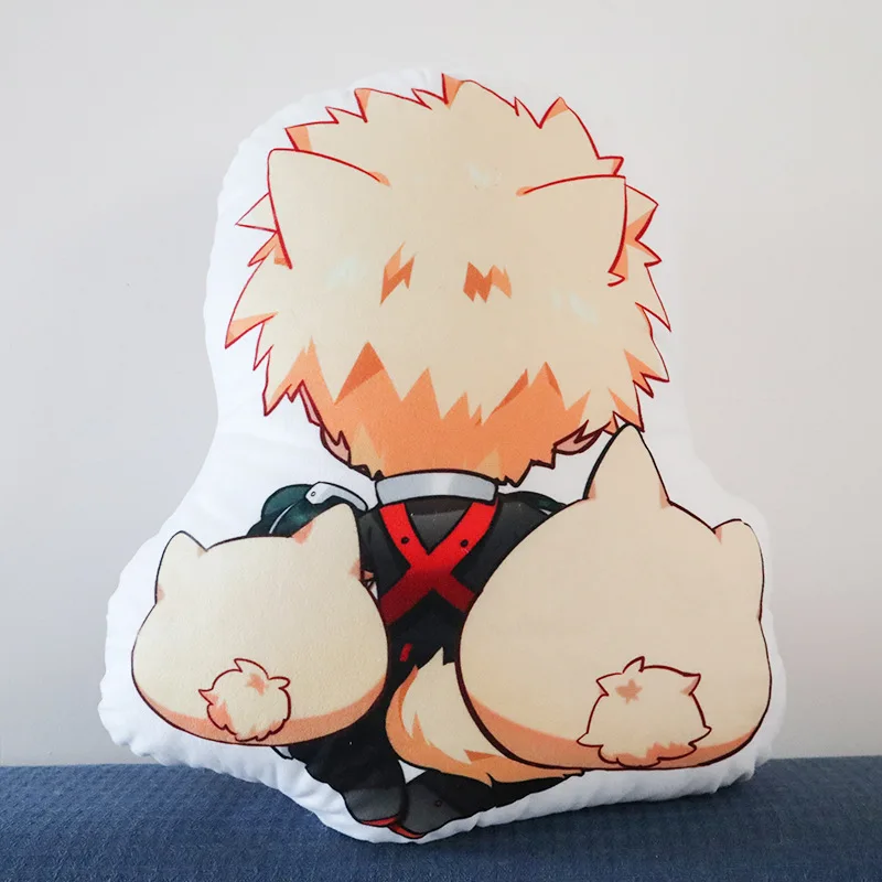 Игрушка плюшевая аниме Моя геройская Академия 50 см подушка Boku Yoh Asakura Katsuki Bakugo Shoto