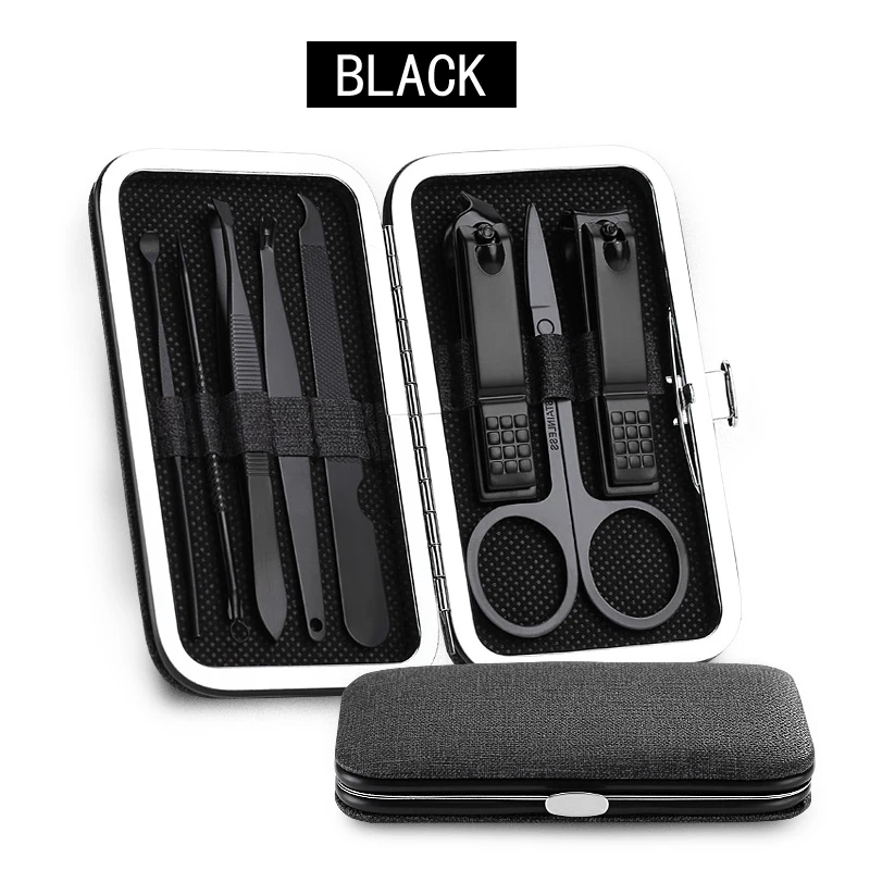 8 шт./компл. щипцы для ногтей педикюрные ножницы бровей игла удаления прыщей и