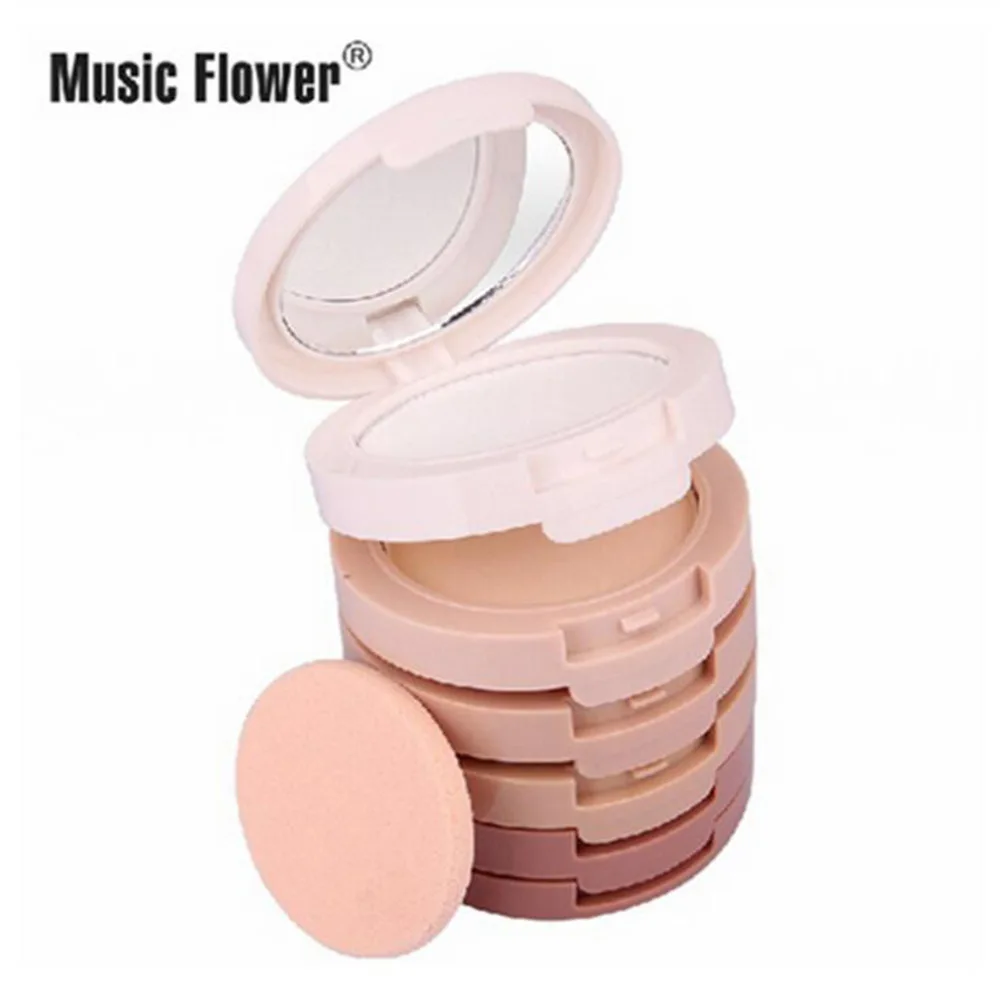 Music Flower 5 and 1 Concealer Repair Powder Moisturizing Makeup Powder M3079 Cosmetic Gift for Women Hot Selling