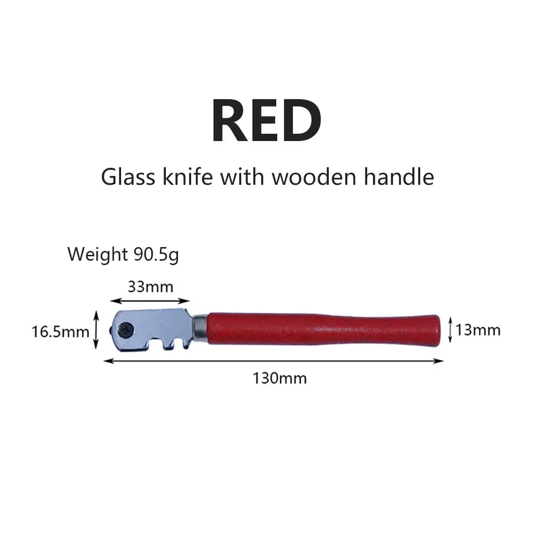 

130mm Professional Portable Diamond Tipped Glass Tile Cutter Window Craft For Hand Tool Glass Cutter Construction tools