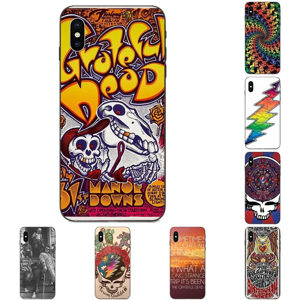 Мягкие чехлы из ТПУ для Xiaomi Redmi Note 3 3S 4 4A 4X 5 5A 6 6A 7 7A K20 Plus Pro S2 Y2 Y3 Grateful Dead Band Pattern |