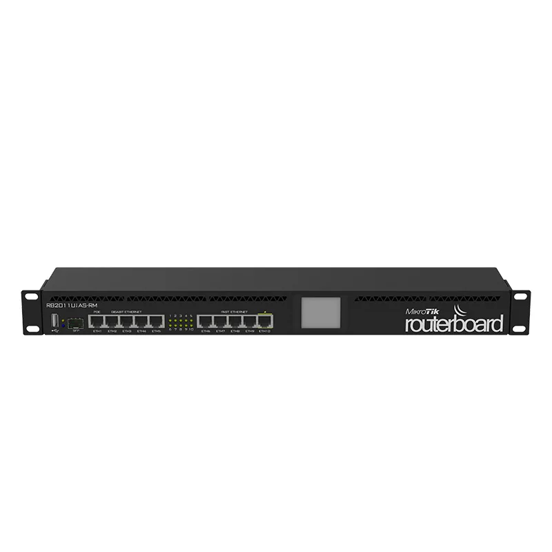 

Оригинальный Домашний Интернет-роутер Miklotik RB2011UiAS-RM RM enterprise class, гигабитный проводной роутер с поддержкой питания Poe