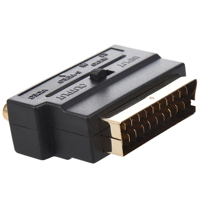 Аудиоадаптер RGB Scart/Композитный RCA + S-Video AV TV | Электроника